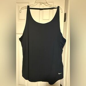 Women’s Nike Plus Active Dri-Fit Tank Black Sz 2X Opening In Back